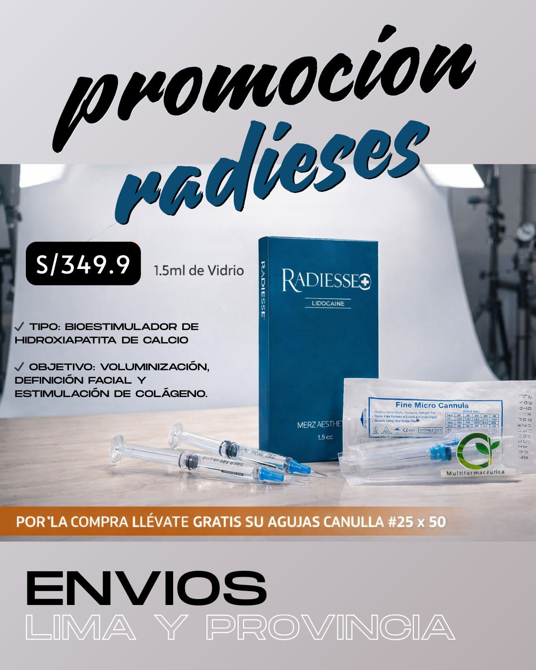 Radiesse 1.5 ml vidrio
