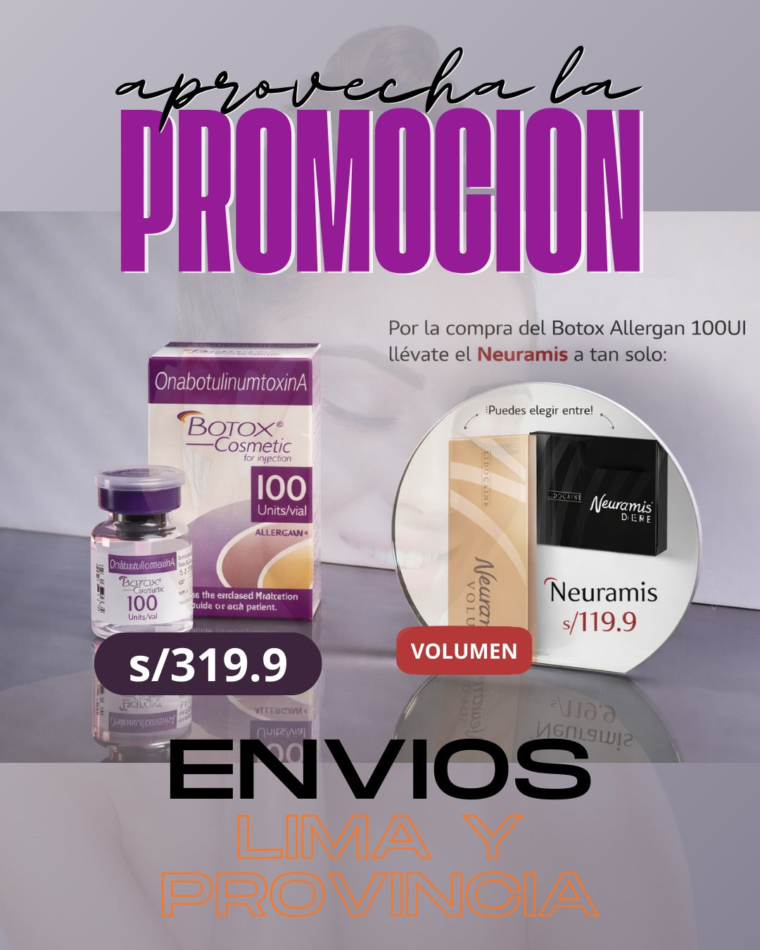 Promoción de allergan de 100 ui